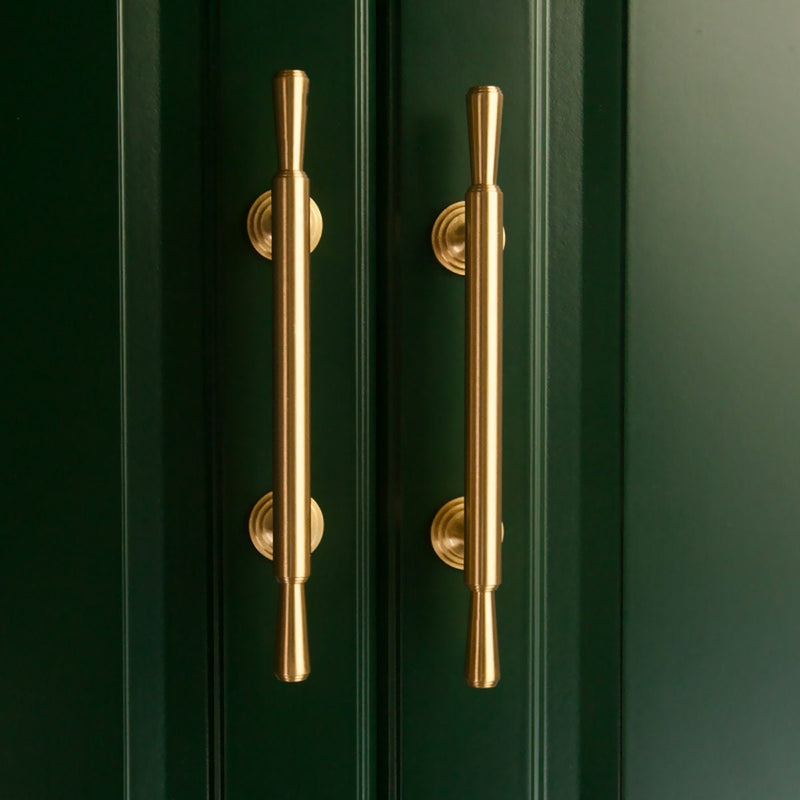 Brushed Brass Cabinet Pull Handle | MCM Kitchen Hardware