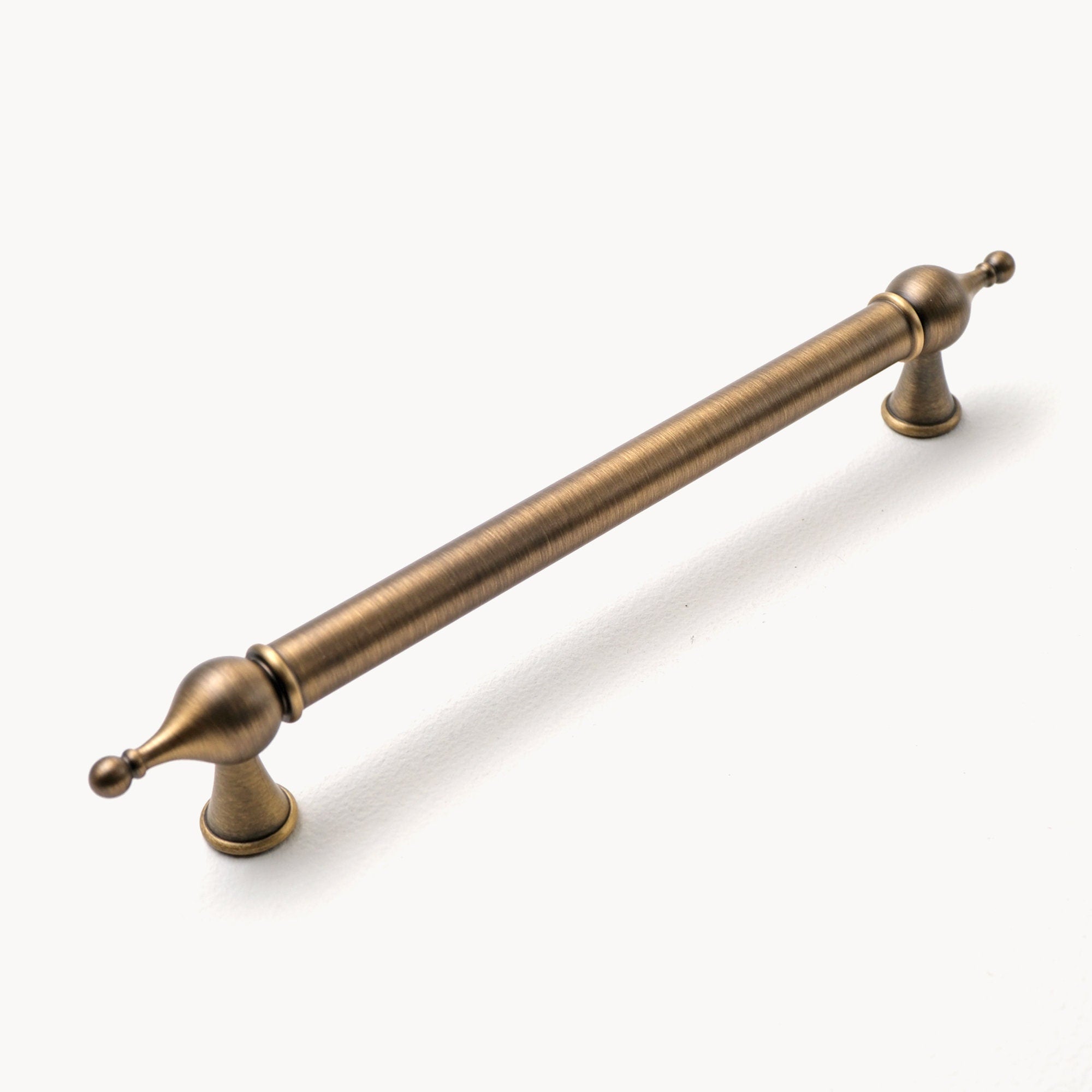 Solid Brass Cabinet Pulls and Knobs | Brushed Gold Kitchen Hardware