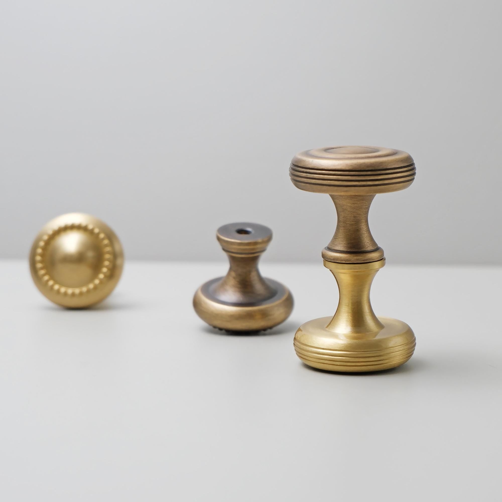 Solid Brass Antique Drawer Knob, Versatile Cabinet Hardware