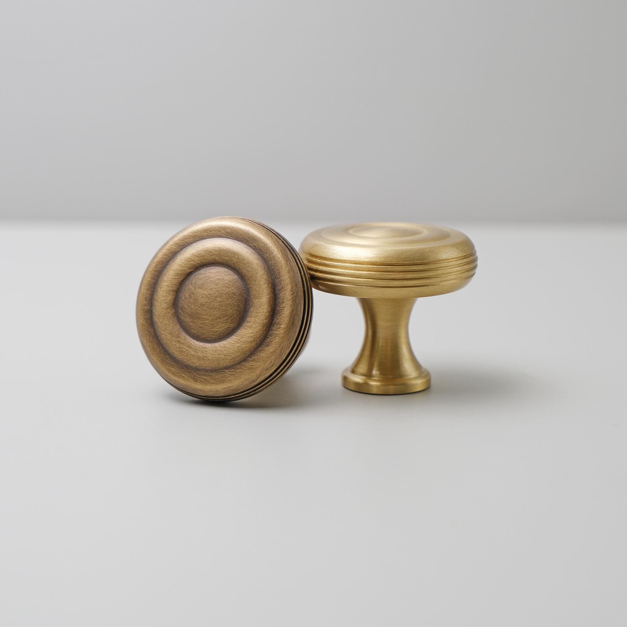 Solid Brass Antique Drawer Knob, Versatile Cabinet Hardware