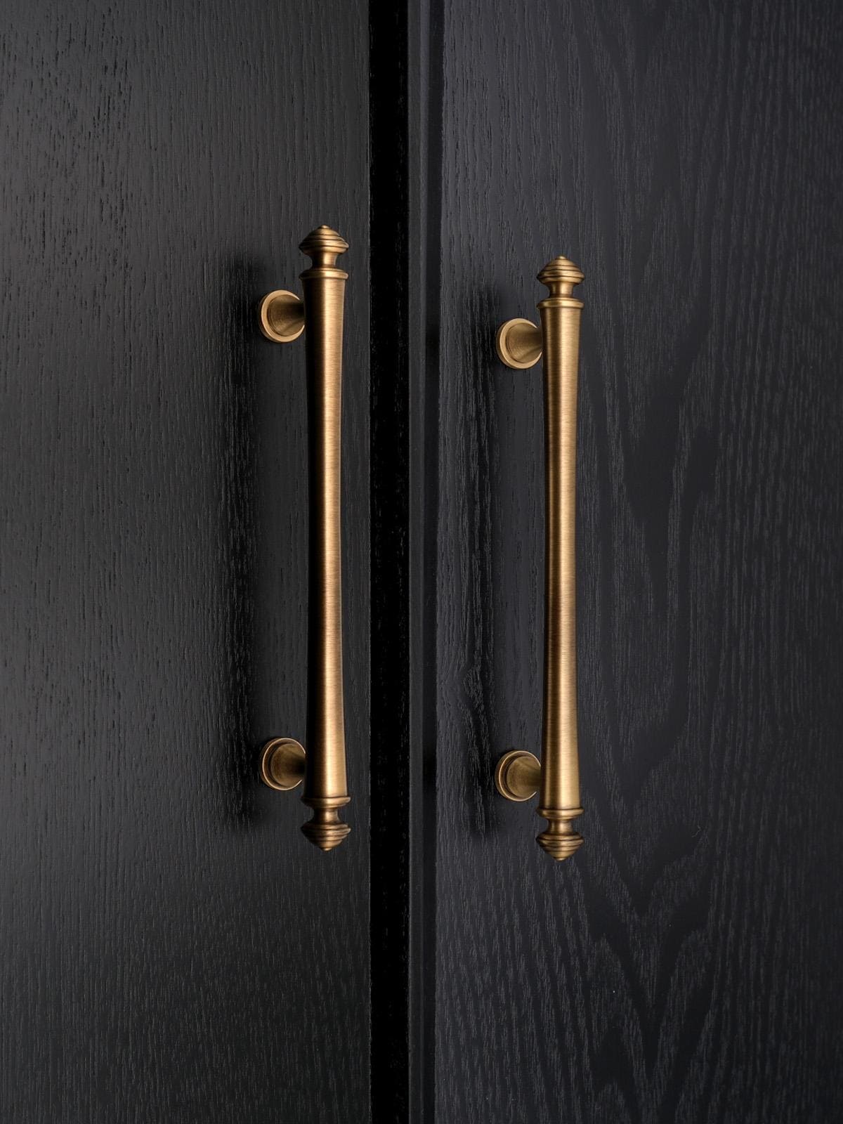 Antique Brass Cabinet Handles: Solid Brass Drawer Pulls