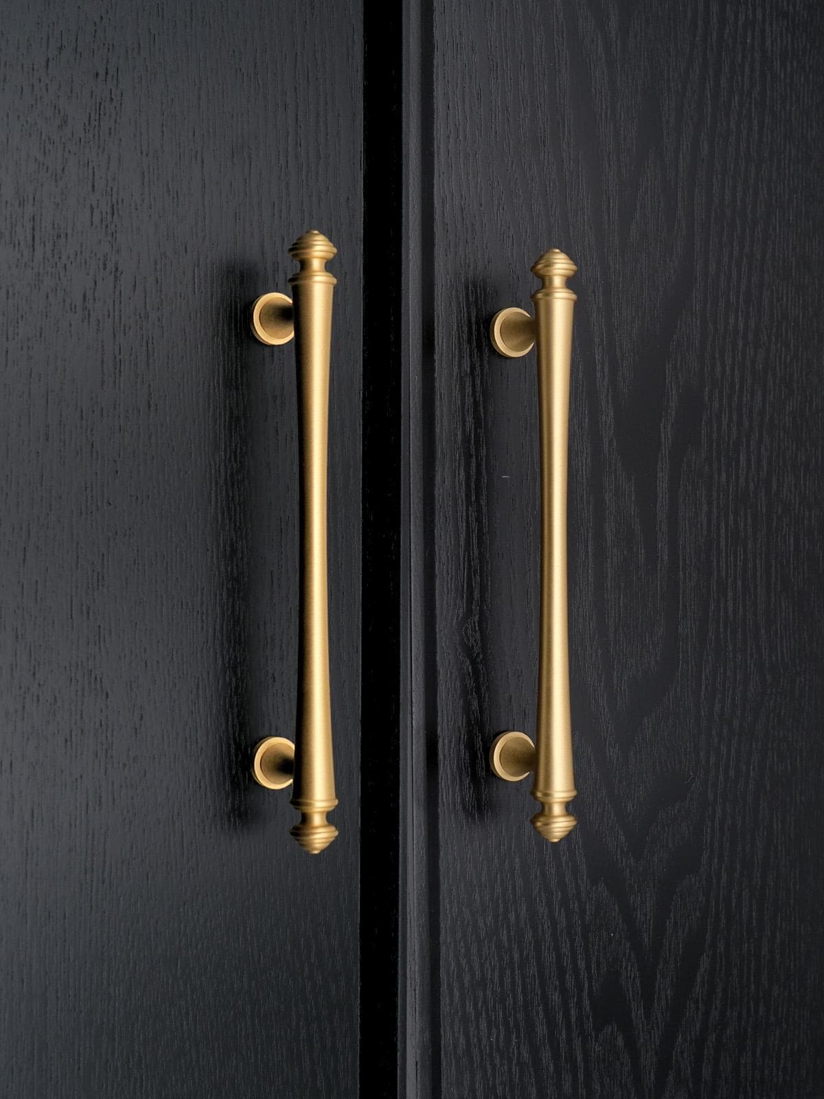 Matte Gold Solid Brass Cabinet Handles | Elegant Door & Drawer Pulls