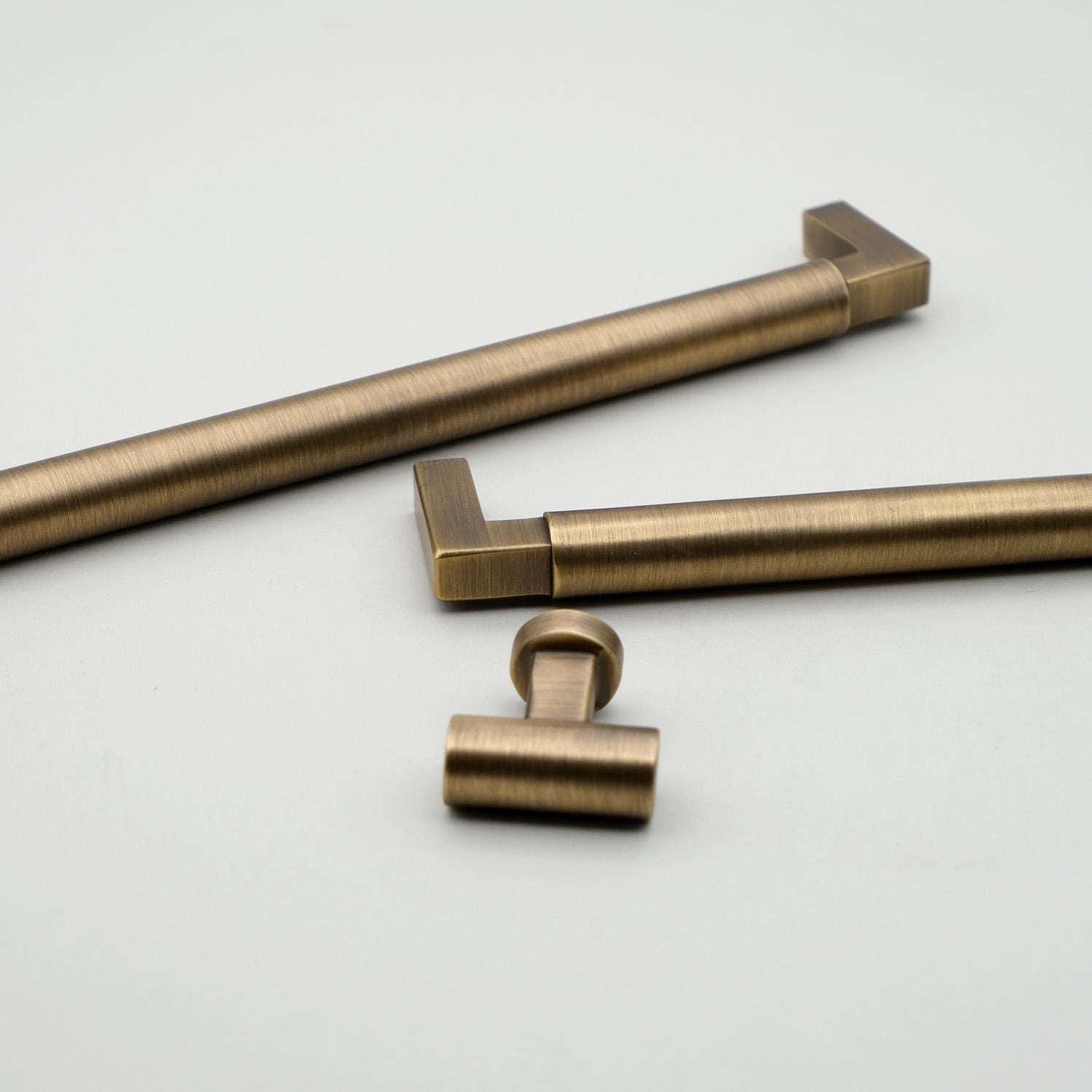 Solid Brass Antique Gold Cabinet Pulls | Kitchen Hardware