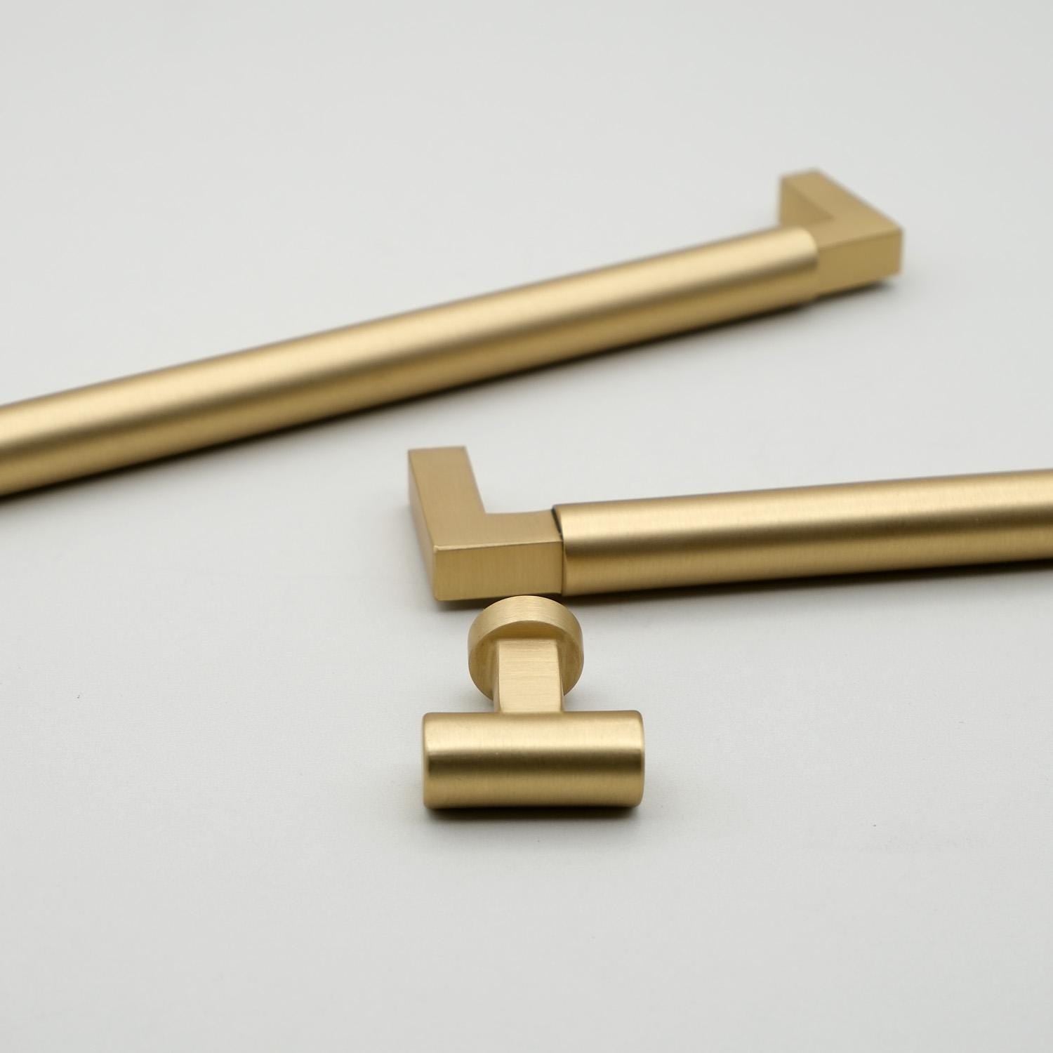 Solid Brass Antique Gold Cabinet Pulls | Kitchen Hardware