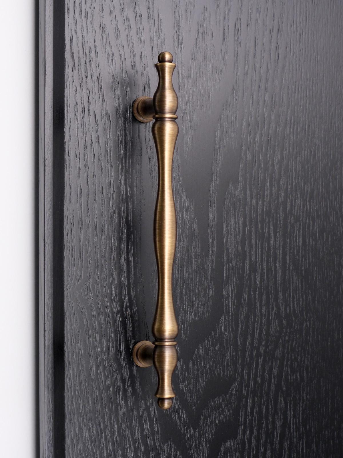 Antique Brass Cabinet Handles | Solid Brass Kitchen Hardware