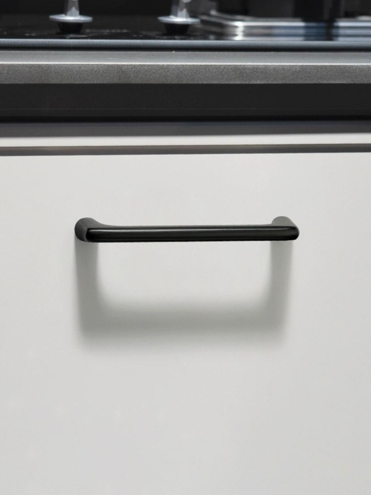 Modern L Shape Cabinet Pull, Solid Brass Drawer Handle, Minimalist Kitchen Hardware