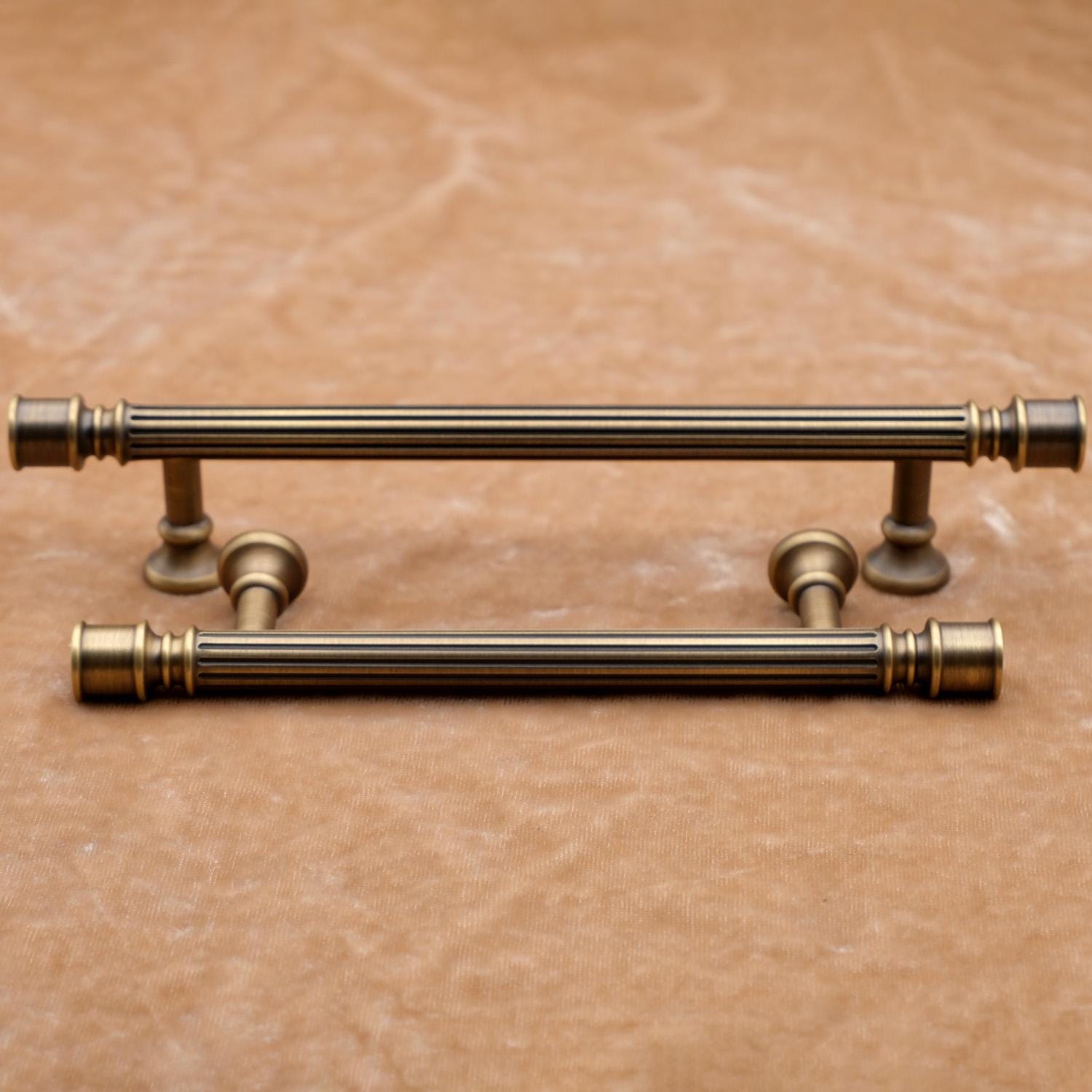 Antique Brass Cabinet Knobs and Pulls | Art Deco Furniture Hardware