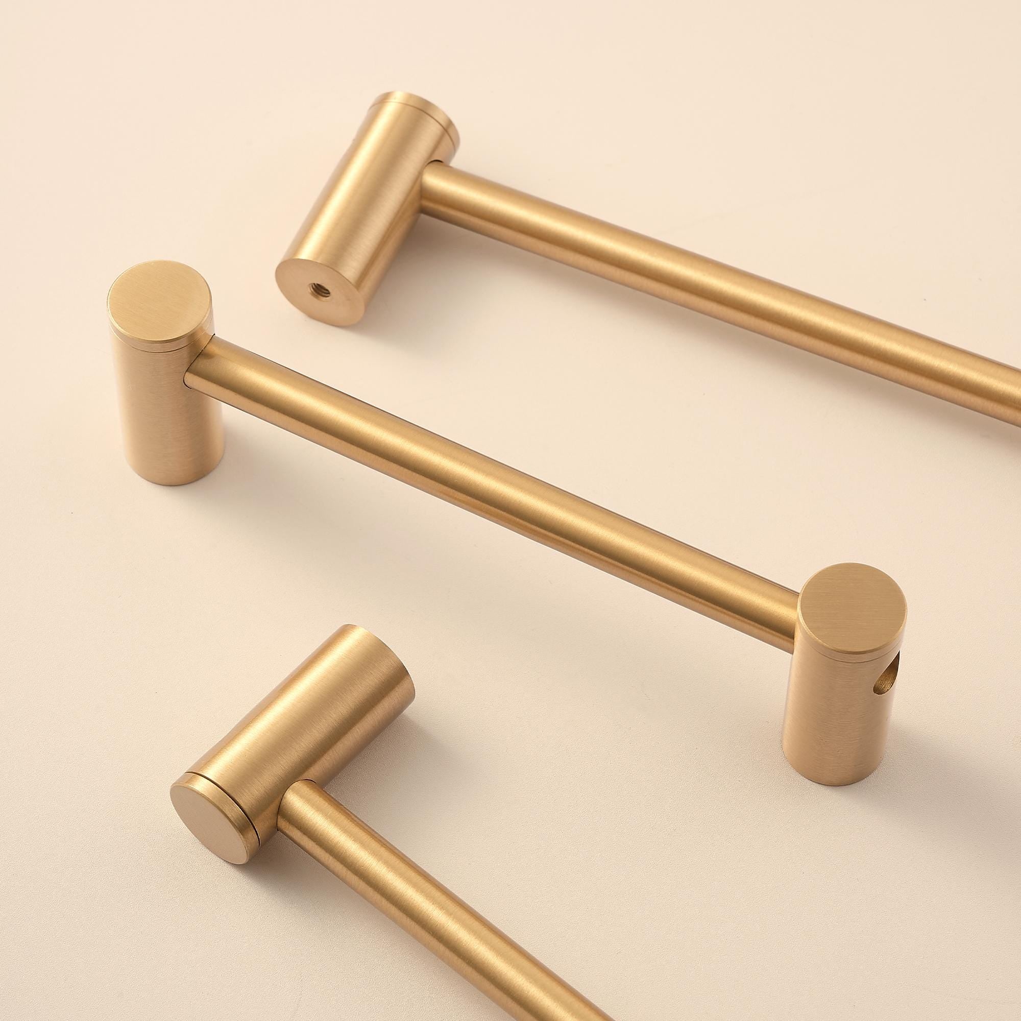 Adjustable Brass Cabinet Handles Solid Brass Drawer Pulls Modern Kitchen Hardware
