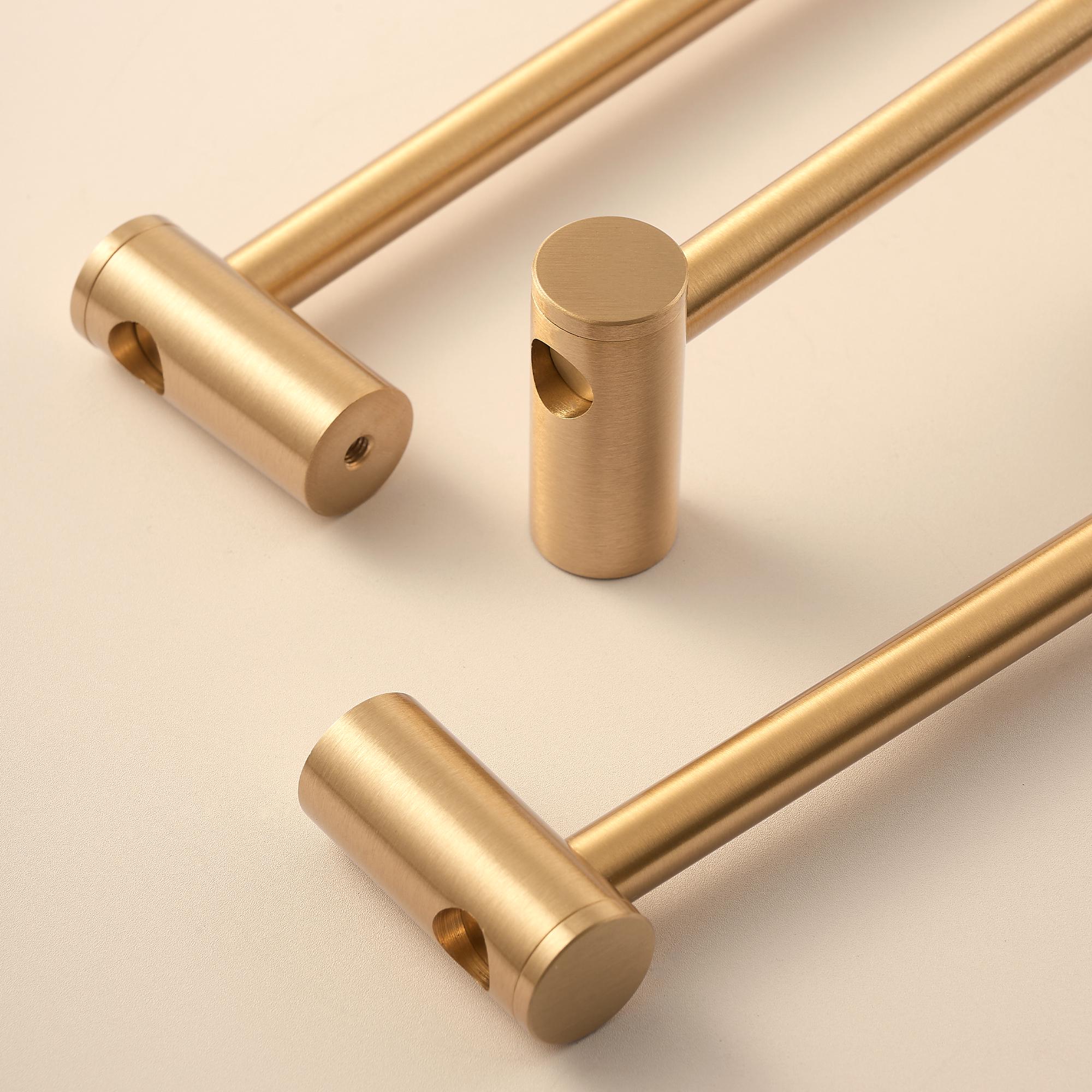Adjustable Brass Cabinet Handles Solid Brass Drawer Pulls Modern Kitchen Hardware
