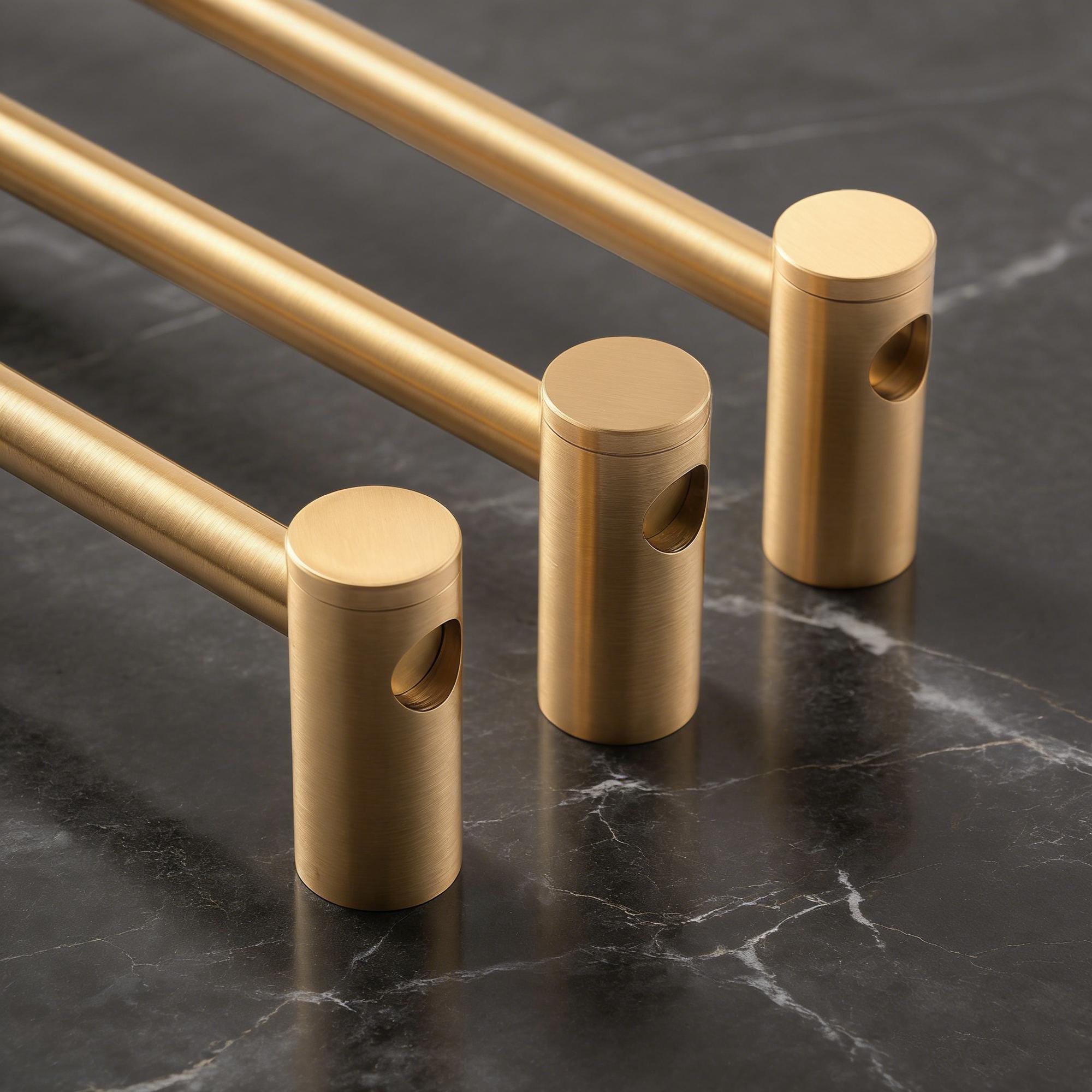 Adjustable Brass Cabinet Handles Solid Brass Drawer Pulls Modern Kitchen Hardware