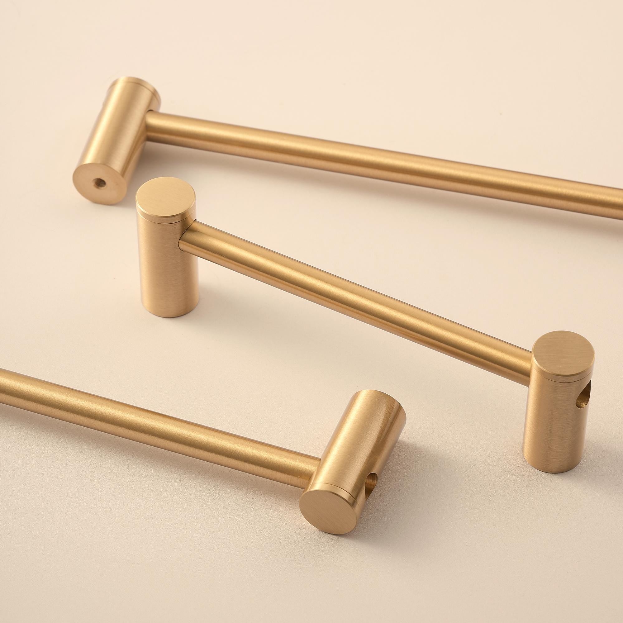 Adjustable Brass Cabinet Handles Solid Brass Drawer Pulls Modern Kitchen Hardware